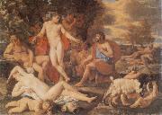 Midas and Bacchus Poussin